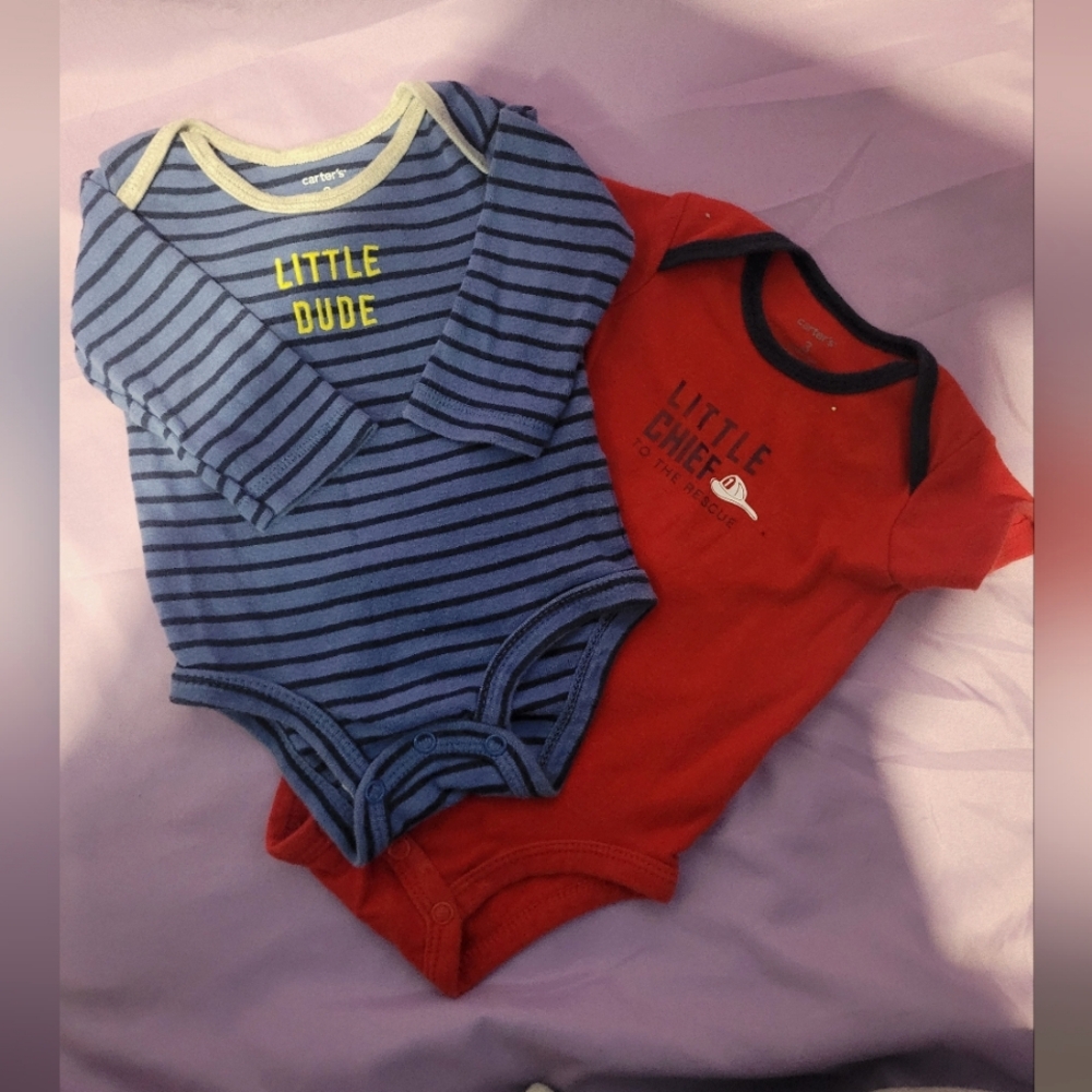 Carters onsies shirts bundle